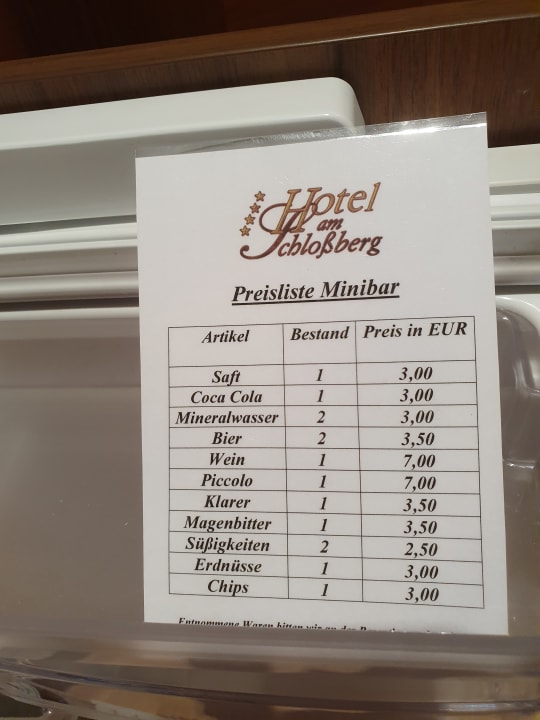 Zimmer Hotel am Schlossberg