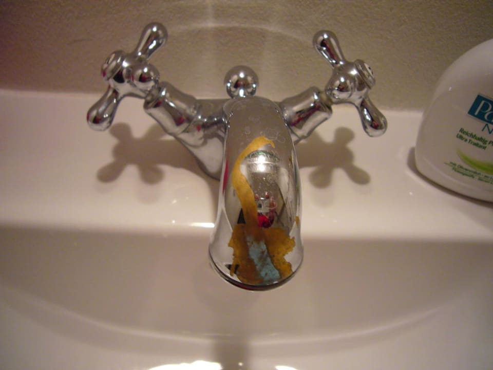 Wasserhahn leidet an Chromverlust Ferienwohnungen Sonnwirtstöckl