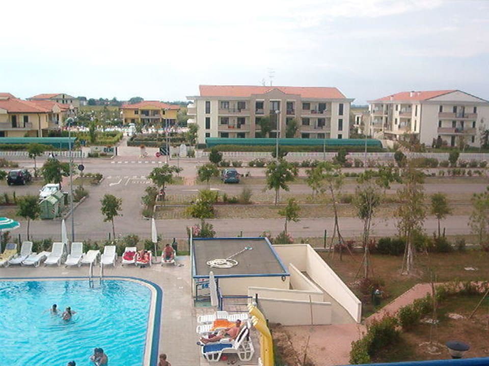 Blick aus Zimmer Residence I Tamerici