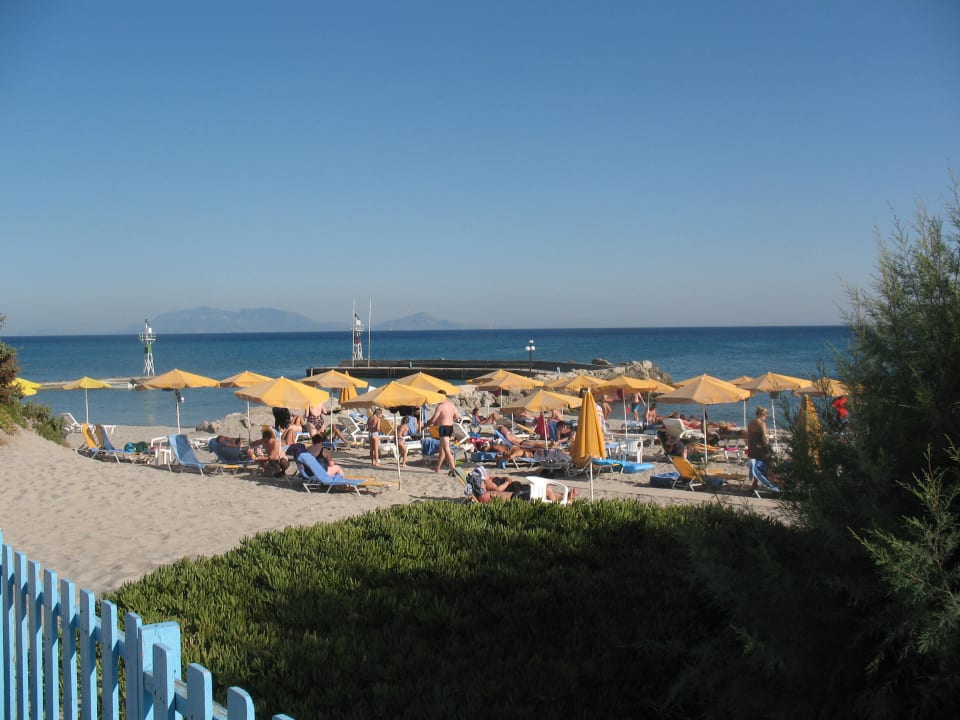 Ausblick auf den Strand Porto Bello Beach