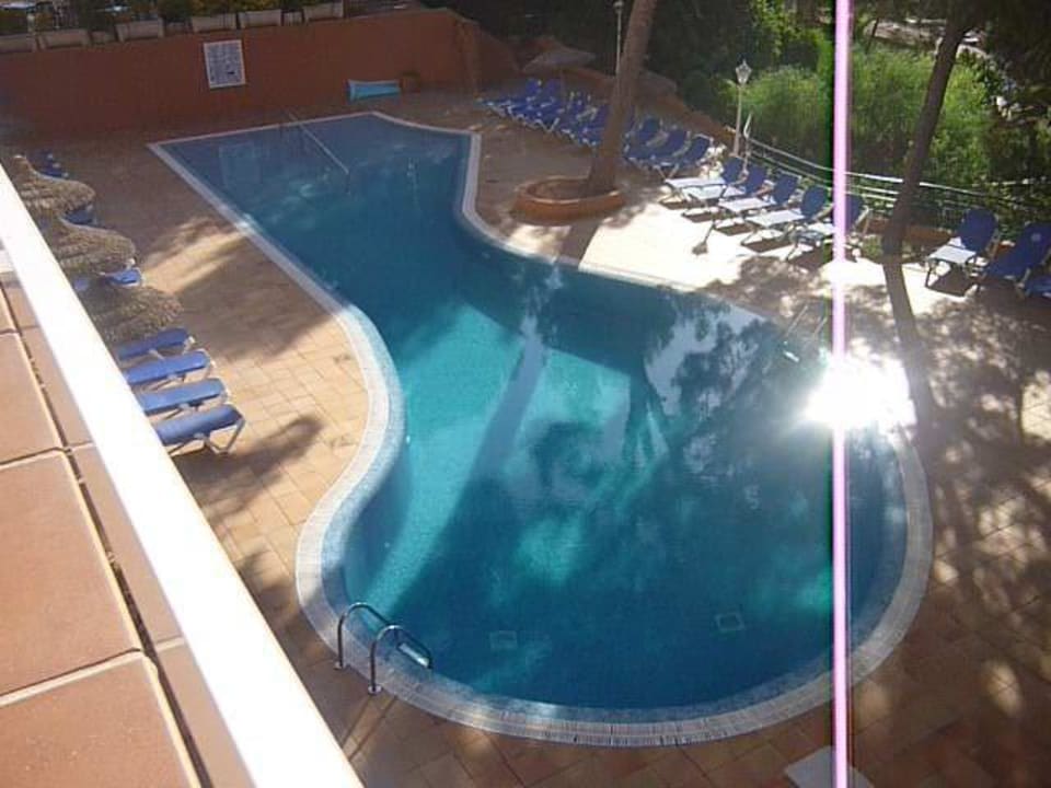 Blick vom App. auf Pool Valentin Grand Park Suite Hotel