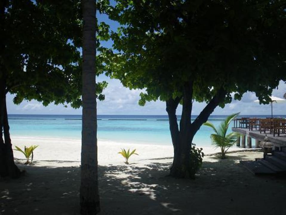Ausblick vom Restaurant Veligandu Maldives Resort Island