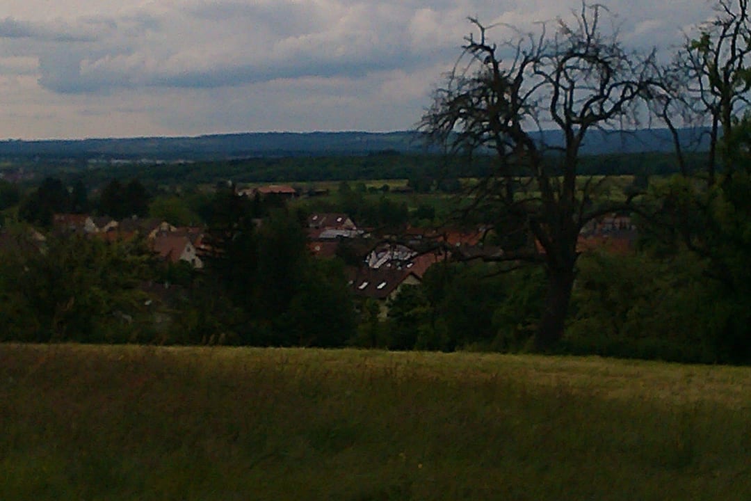 Wunderschöner Ausblick auf die Stadt Badhotel Stauferland