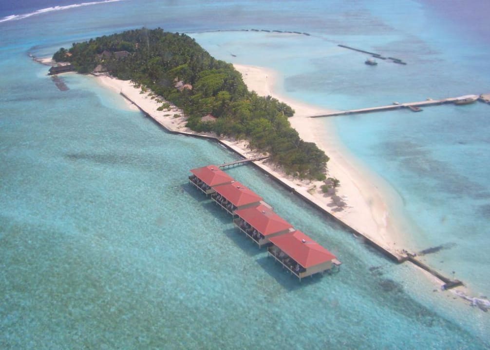 Summer Island vom Wasserflugzeug aus Summer Island Maldives