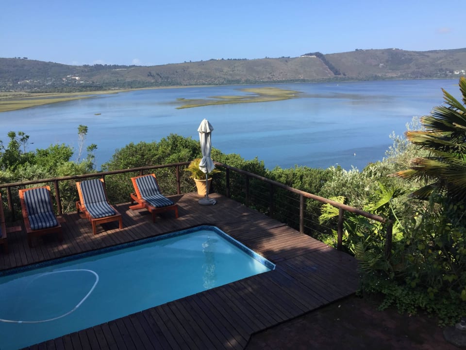 Ausblick vom Hauptgebäude Hotel Bradach Manor
