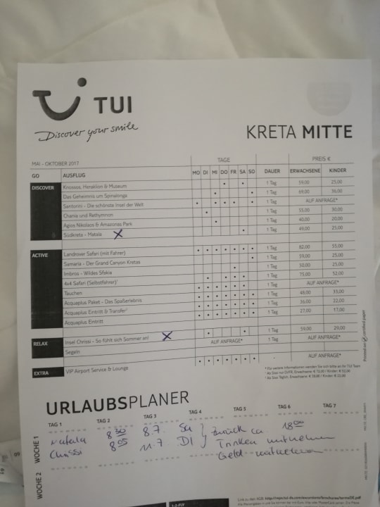 Sport & Freizeit TUI SUNEO Chrissi Amoudia