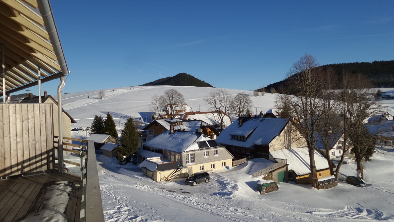 Ausblick vom Balkon derWaldfrieden naturparkhotel