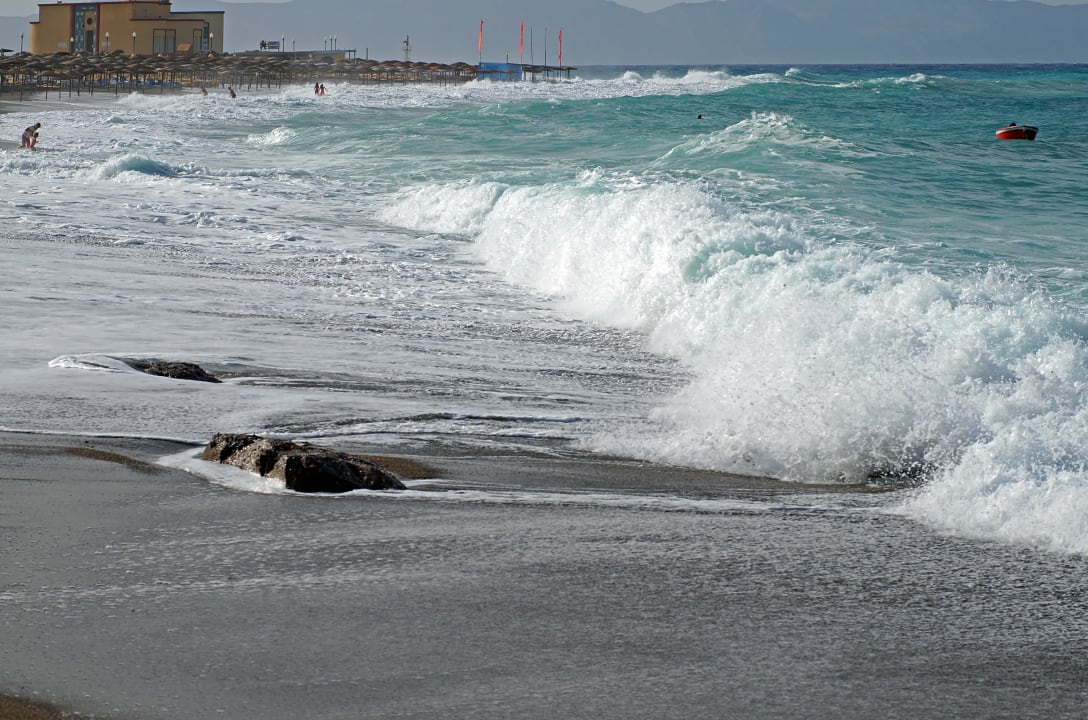 Leichter Seegang Ibiscus Hotel Rhodos