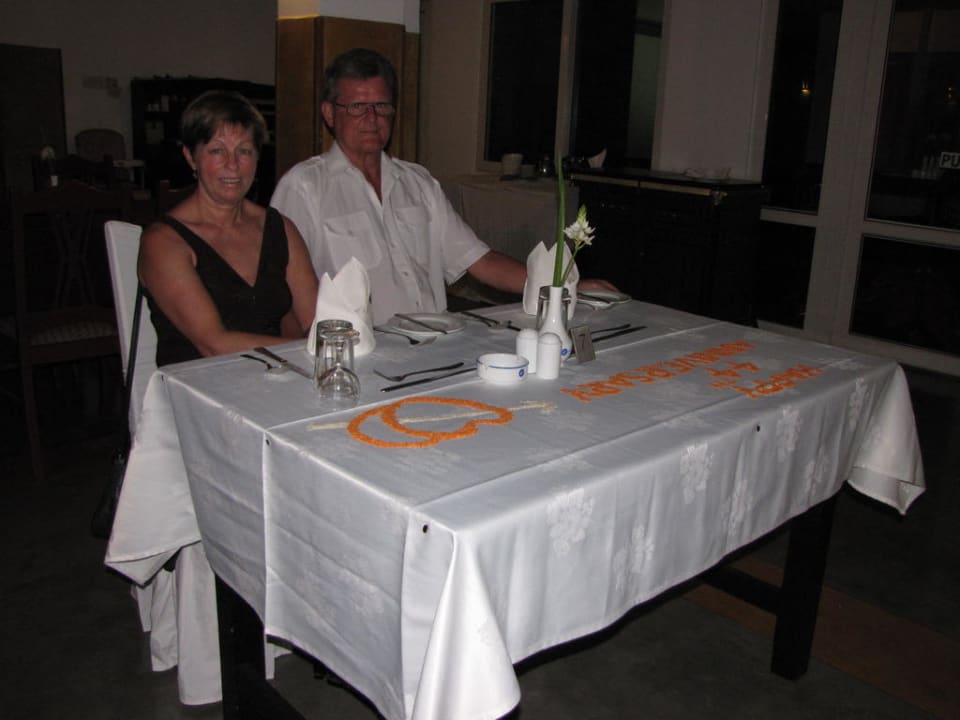 Festtafel Goldi Sands Hotel