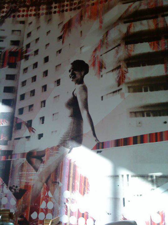 Wand in der Lobby Eden Roc Miami Beach