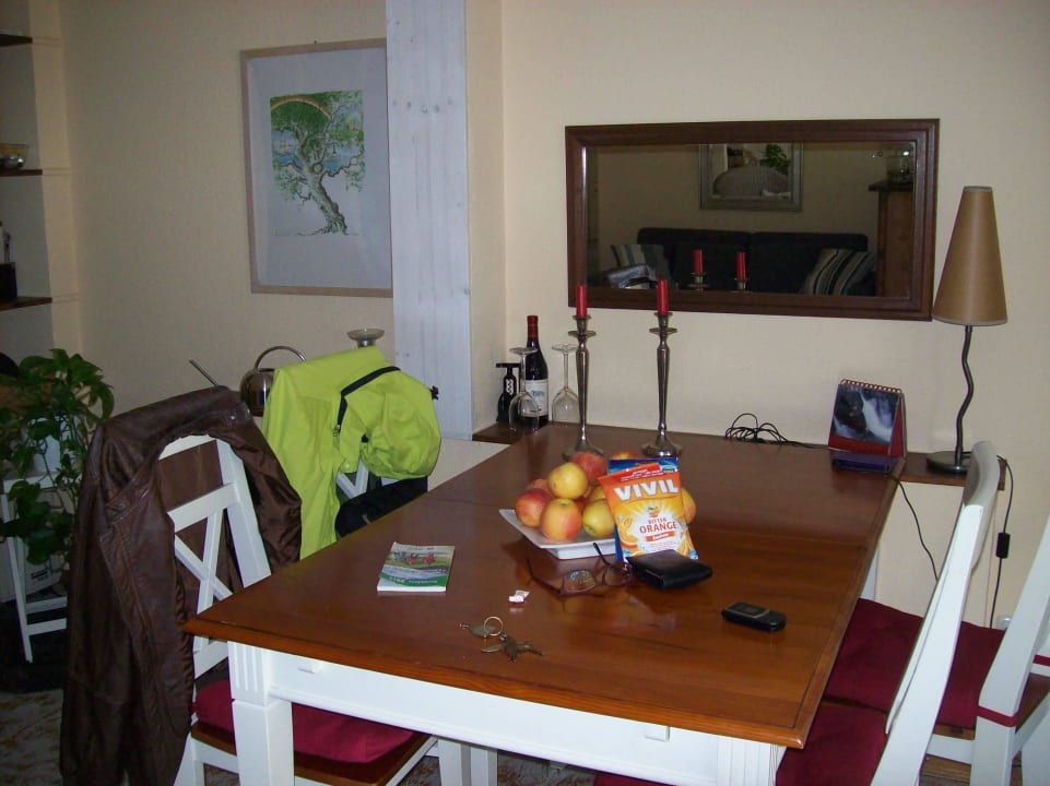 Essbereich Ferienwohnung Steinke