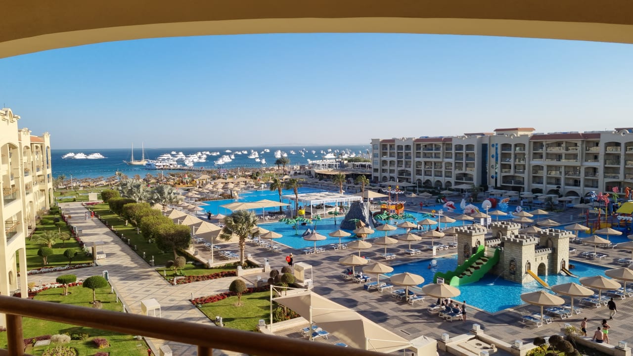 Ausblick Pickalbatros White Beach Resort - Hurghada