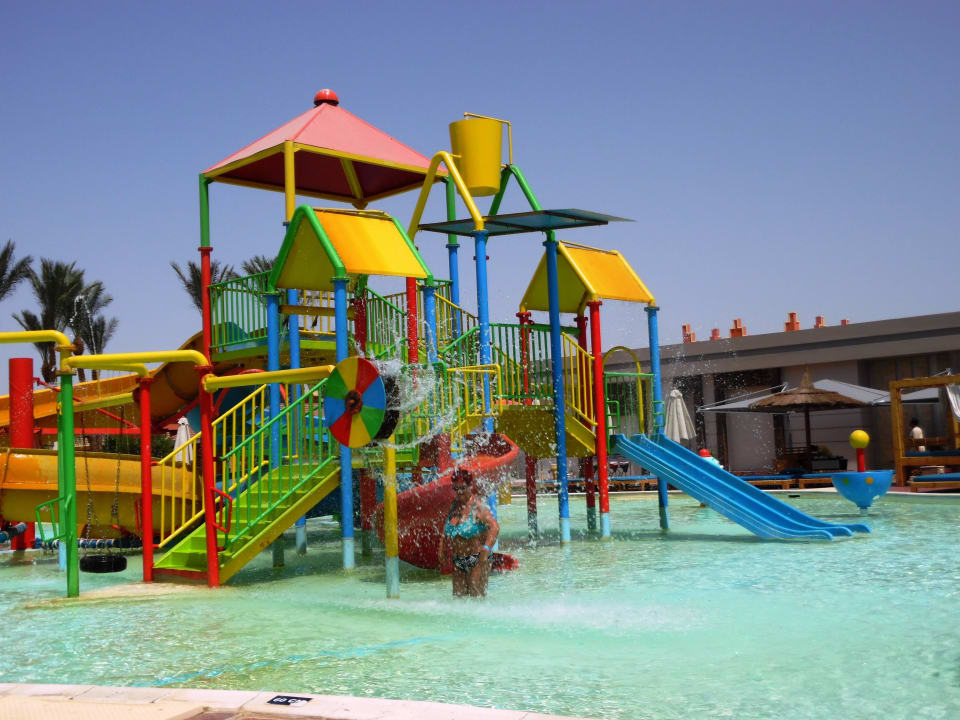 Kinderpoolanlage, top! Pickalbatros Alf Leila Wa Leila Resort - Neverland Hurghada