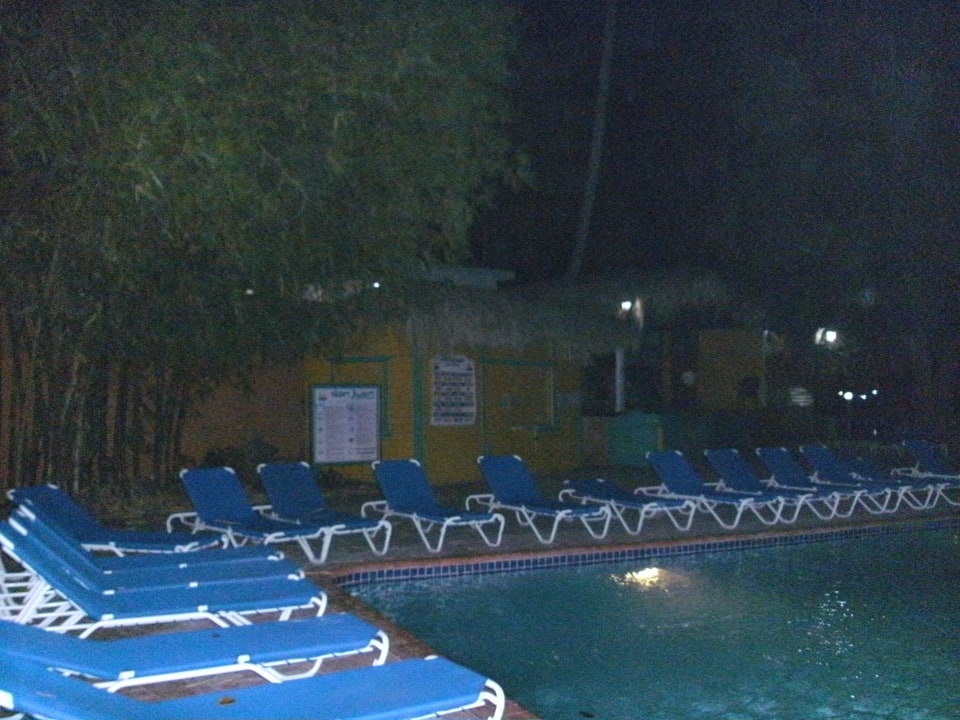 Schöner Pool in der Nacht whala!boca chica