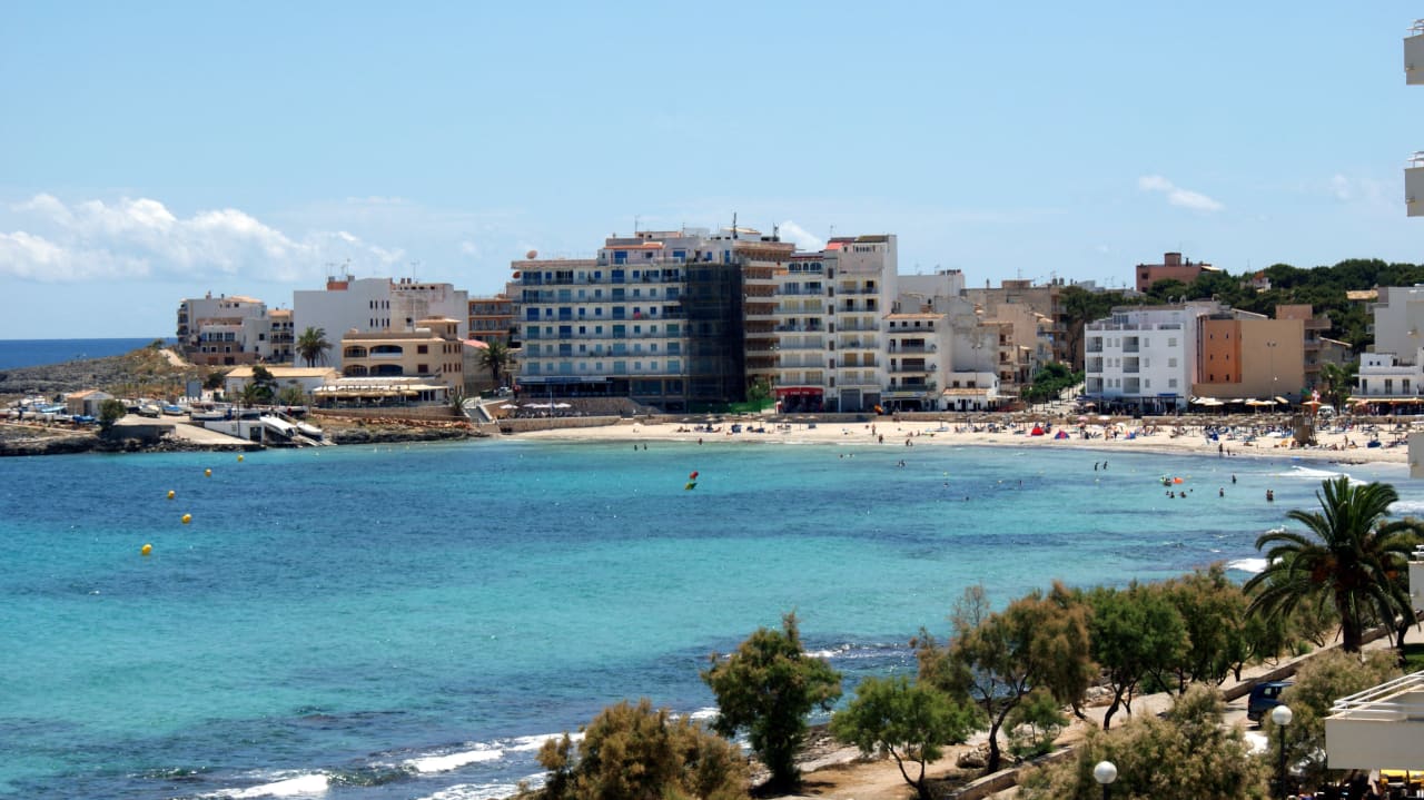 Widoczek z balkonu Hotel Palia Sa Coma Playa