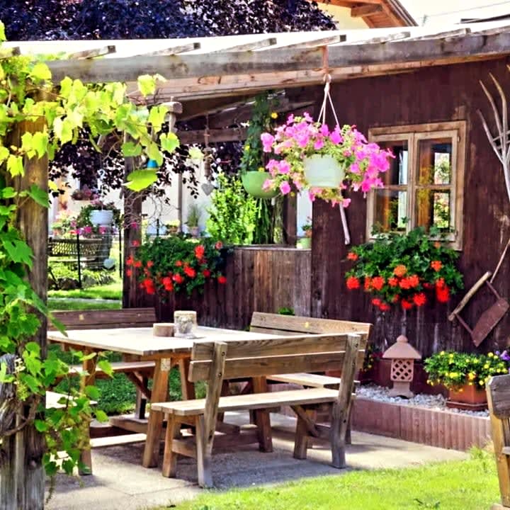 Gartenanlage Bauernhof Lacknerhof