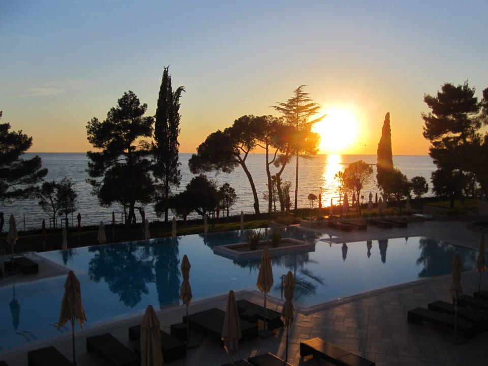 Sonnenuntergang Hotel Parentium Plava Laguna