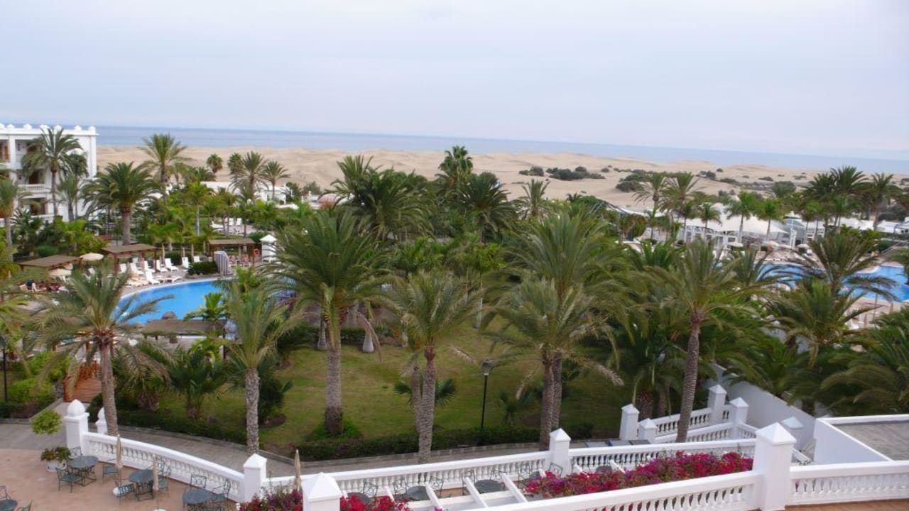 Aussicht von einem Meerblickzimmer Hotel Riu Palace Maspalomas Adults Only