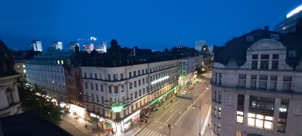 Ausblick Hotel Scandic Grand Central