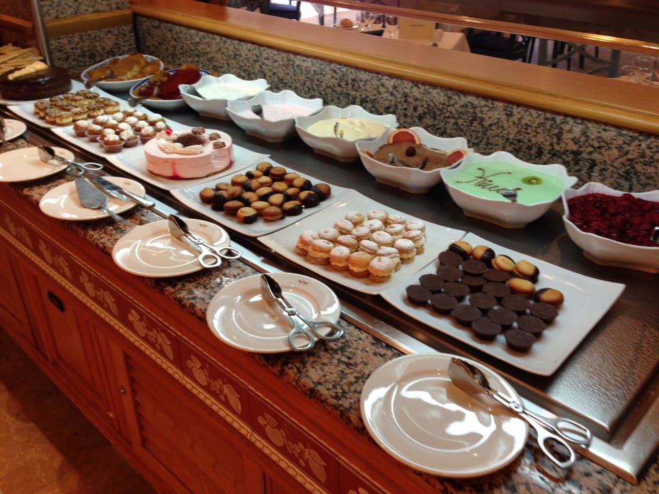 Abendbuffet Nachspeisen Hotel Riu Palace Oasis
