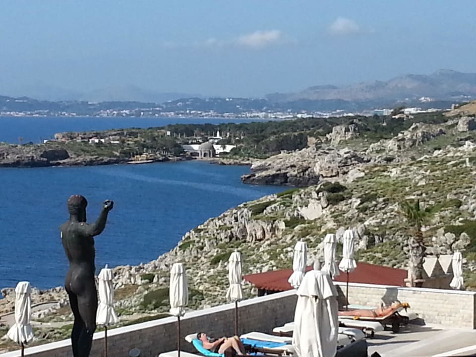 Ausblick vom Pool Hotel Kalithea Horizon Royal