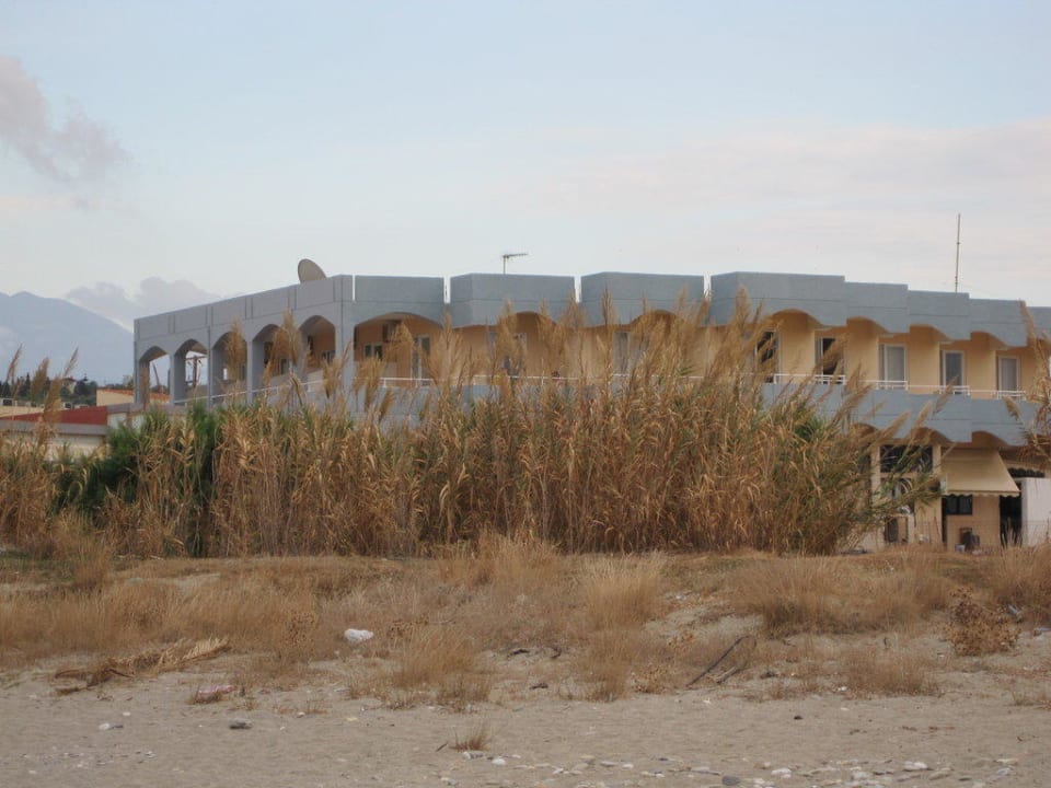 Hotel vom Strand aus gesehen Hotel Kathrin Beach