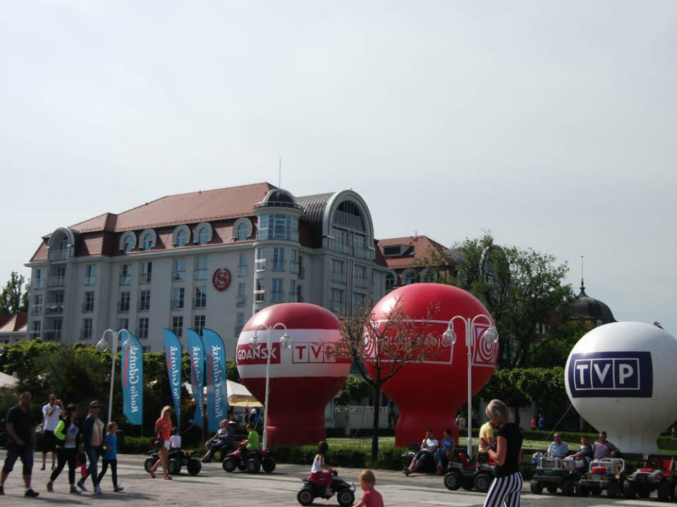Sheraton Sopot von der Promenade aus Sheraton Sopot Hotel