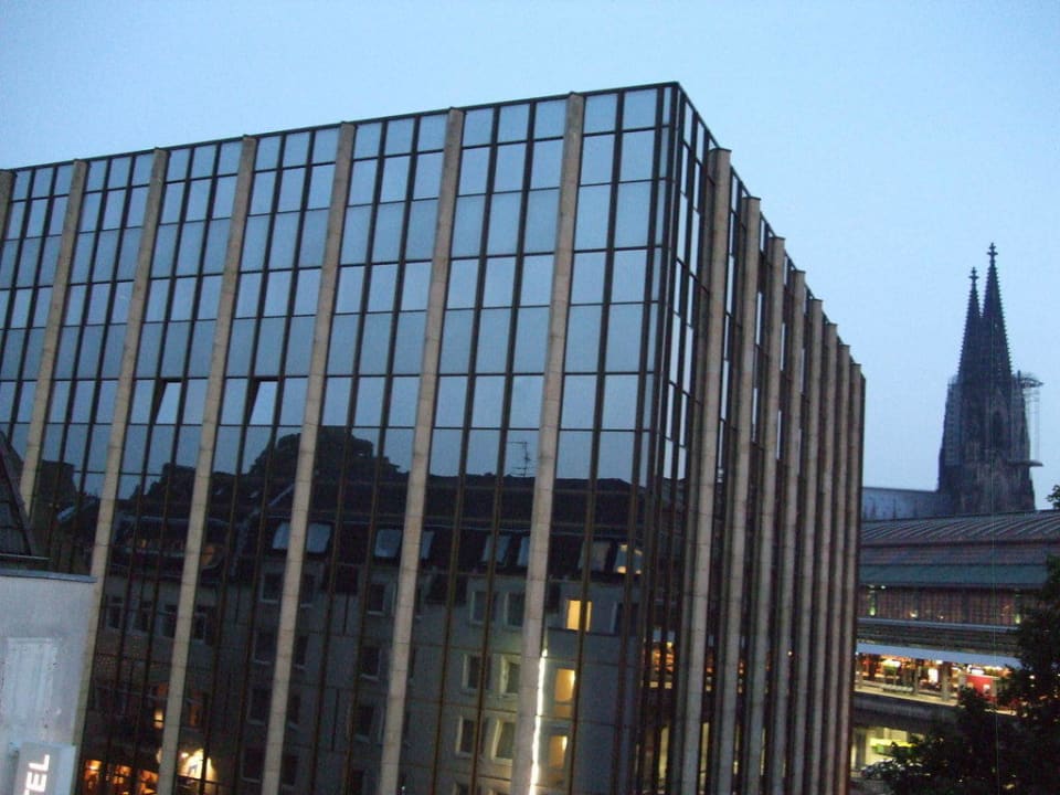 Blick aus dem Fenster Hotel Domspitzen