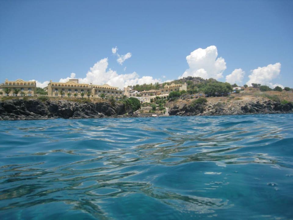 Widok z zatoki Lindos Royal Resort