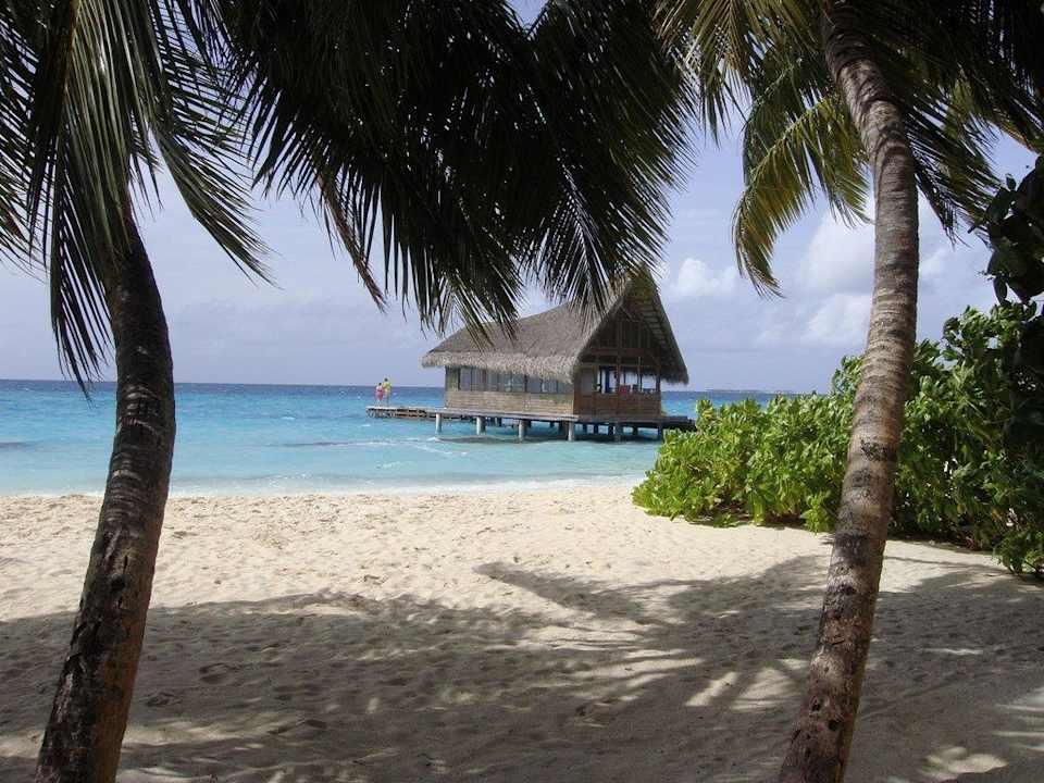 Strandabschnitt Cottage Kuramathi Maldives
