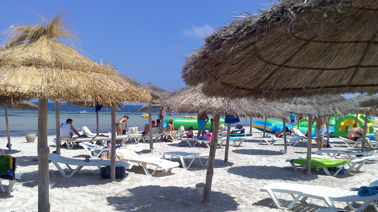 Weißer Sand!!! Skanes Serail Aquapark