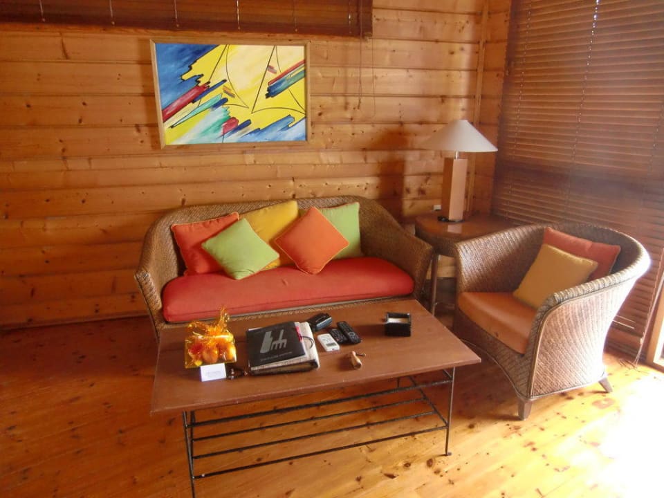 Sitzecke Wasservilla 509 Meeru Maldives Resort Island