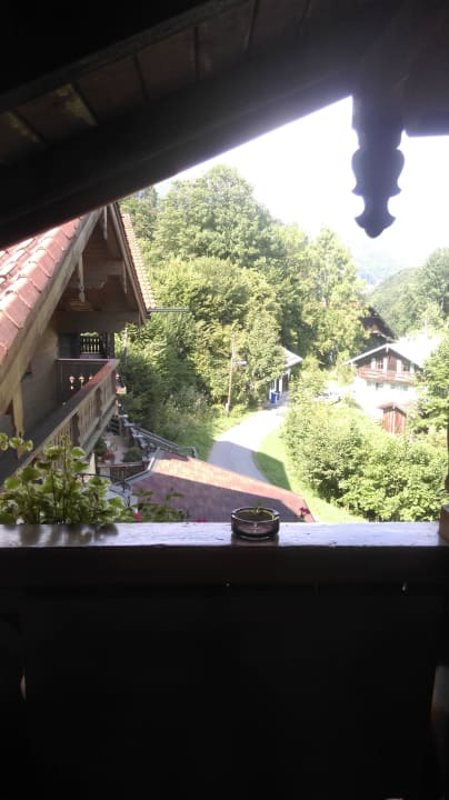 Auf dem Balkon Pension Lugeck