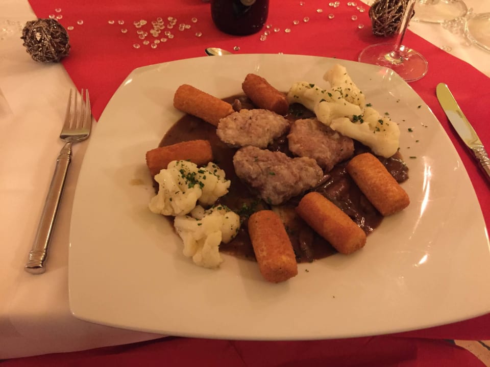 Hauptgang Schweinefilet Hotel Alte Schleiferei