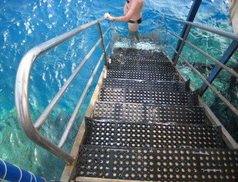 Treppe zum Riff Pickalbatros Sands Hotel - Port Ghalib