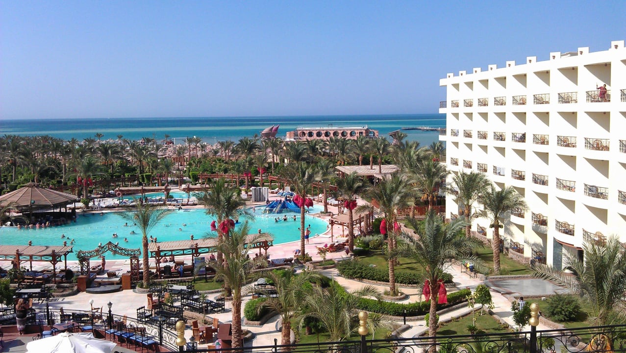 Blick vom Balkon Le Jardin Aqua Park Resort