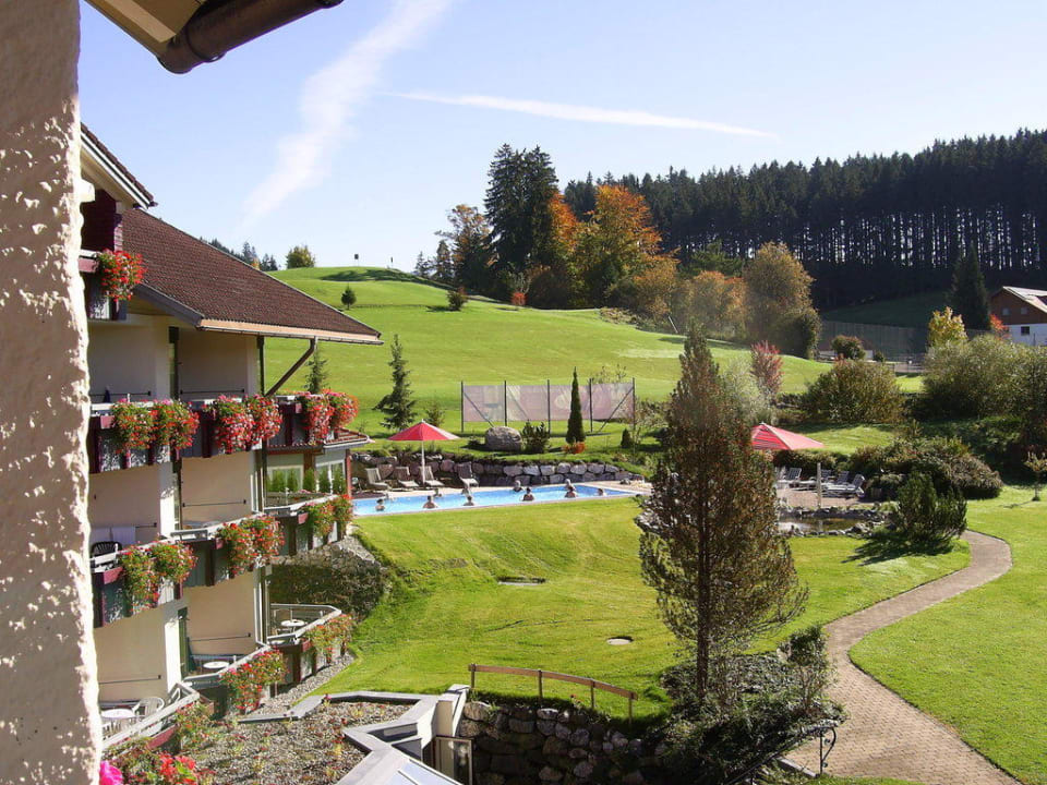 Blick vom Balkon Hotel Dein Engel