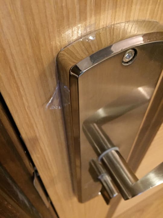 Zimmer eingangs Tür Dream World Aqua Hotel