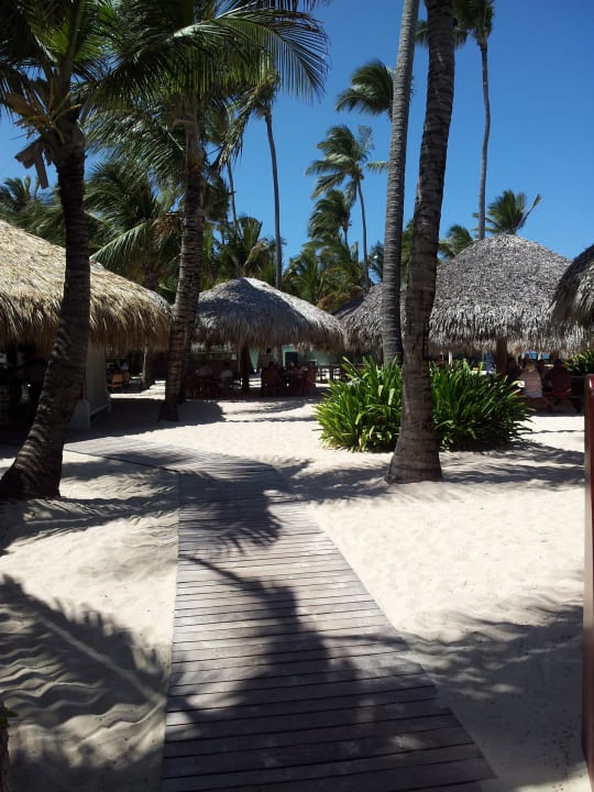 Weg zum Strandrestaurant Punta Cna  Iberostar Waves Punta Cana