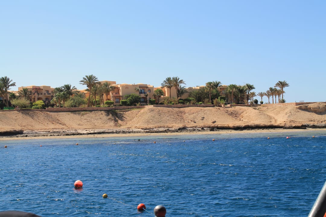 Aussicht vom Strand Jaz Dar EL Madina