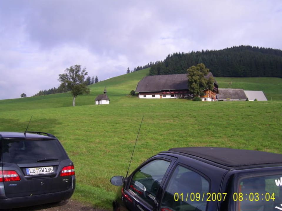 Ausblick vor Hoteleingang Sonnenmatte-Titisee B+B Hotel Guesthouse