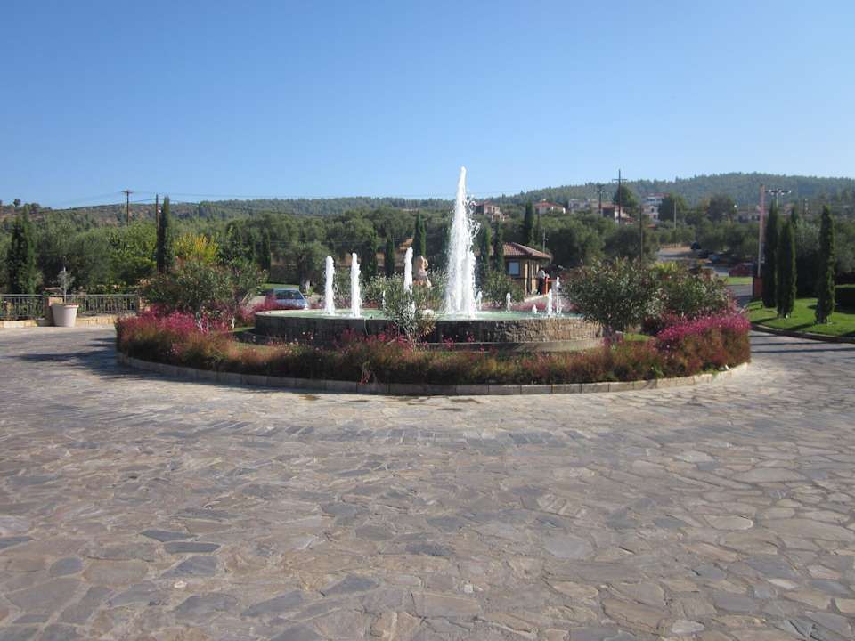 Ausblick bei Ankunft Anthemus Sea Beach Hotel & Spa