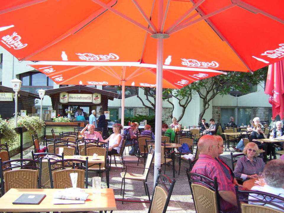 Biergarten des Hotels AHORN Berghotel Friedrichroda