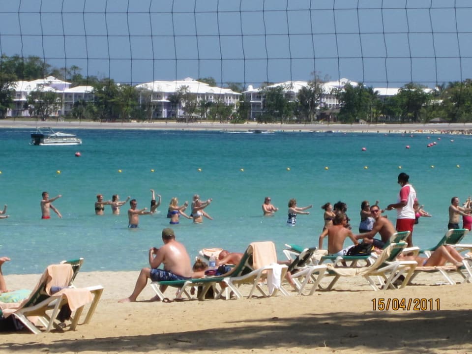 Wassergymnastik Hotel Riu Palace Tropical Bay