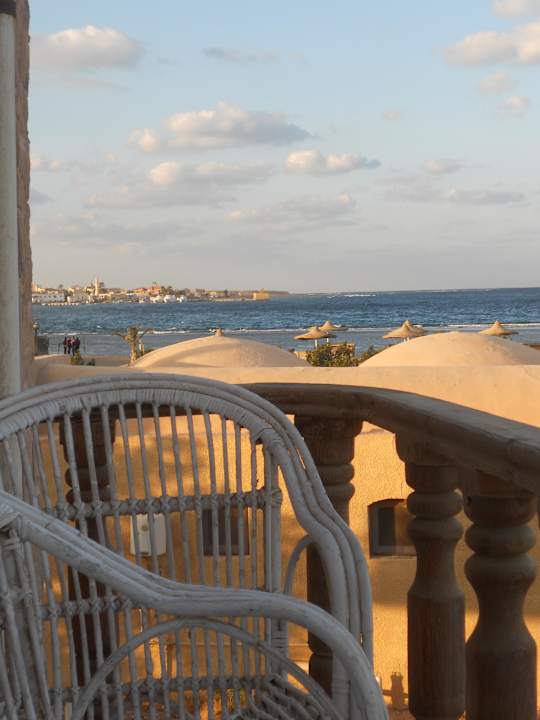 Aussicht vom Balkon Sea Hug Resort
