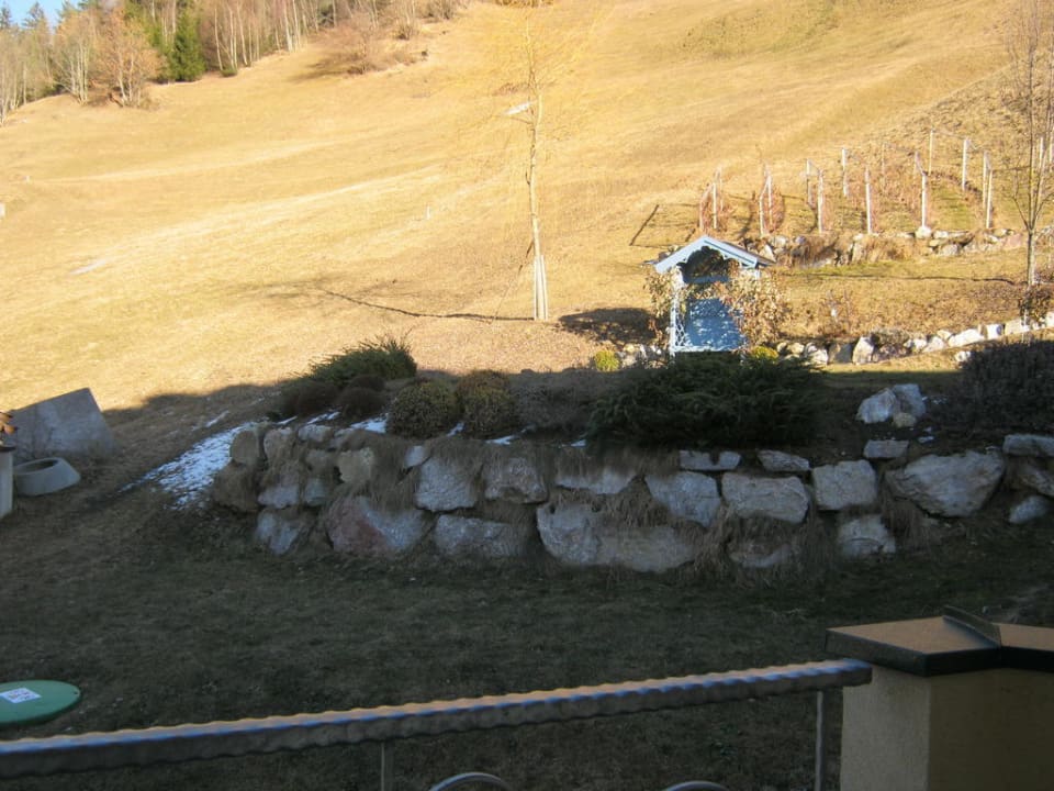 Bilck vom Balkon Das Schlössl