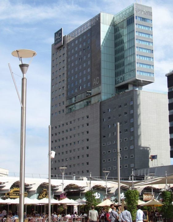View from Shopping Center Leonardo Royal Hotel Barcelona Forum