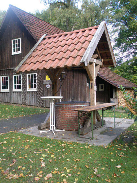 Grill vor der Höfschänke Hotel Hof Tütsberg