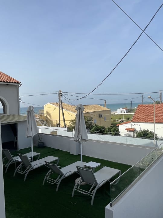 Ausblick Acharavi Beach Hotel