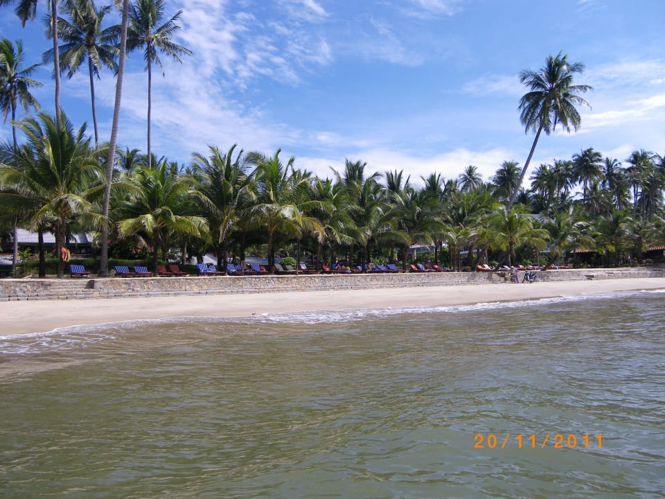 Vom Wasser aus gesehen Hoang Ngoc Beach Resort